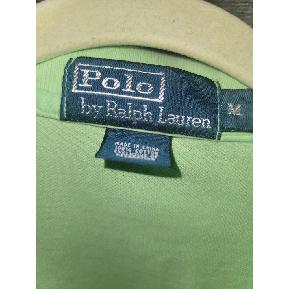 Polo Ralph‎ Lauren Classic Fit Polo Shirt Short Sleeve Casual Green M